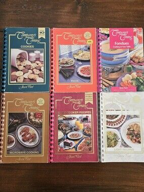 Company's Coming Spiralbound 6 Cookbook Lot